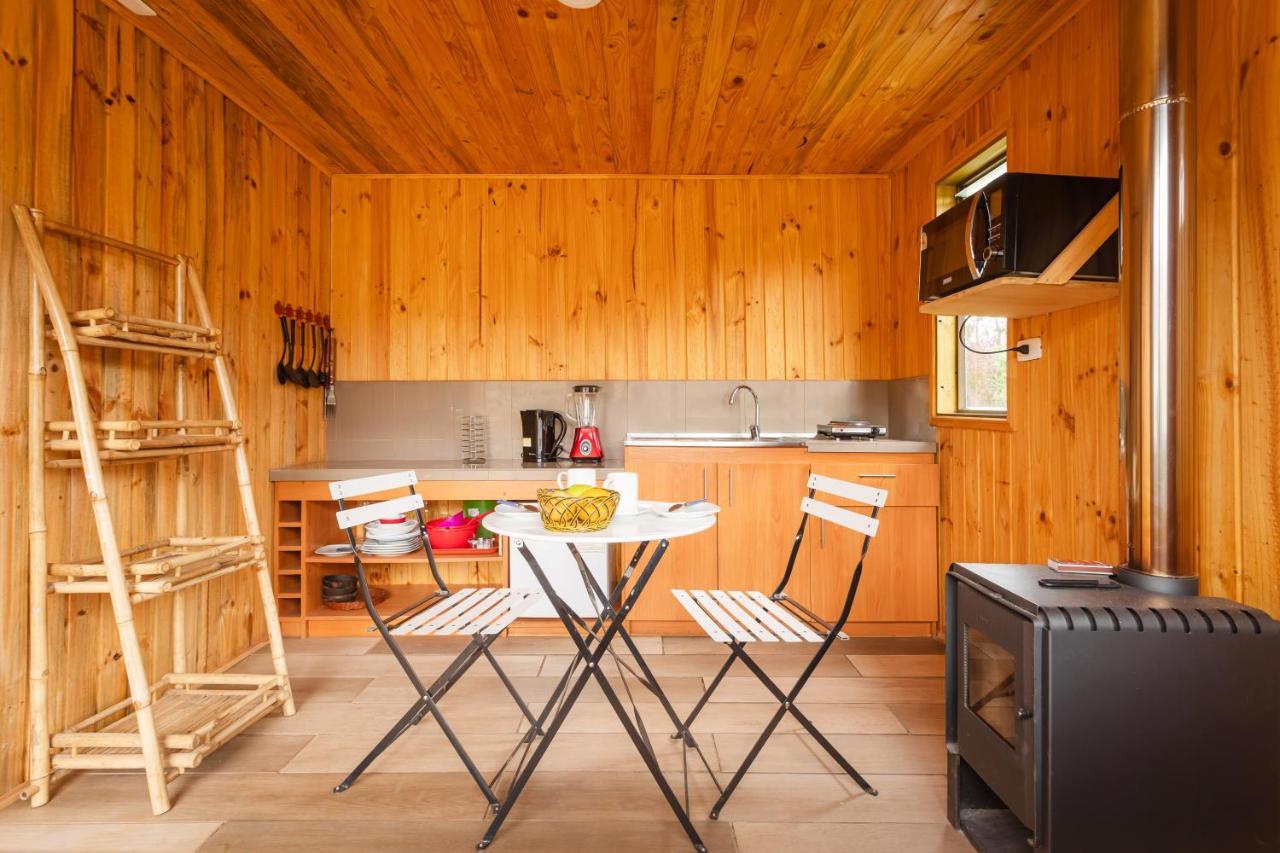 Cabana En Tunquen Con Parrilla, Fogon, Piscina Y Bosque المظهر الخارجي الصورة