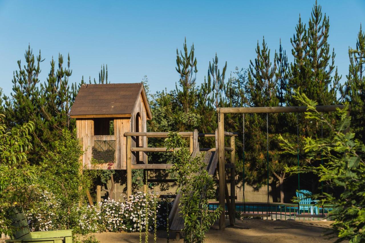 Cabana En Tunquen Con Parrilla, Fogon, Piscina Y Bosque المظهر الخارجي الصورة
