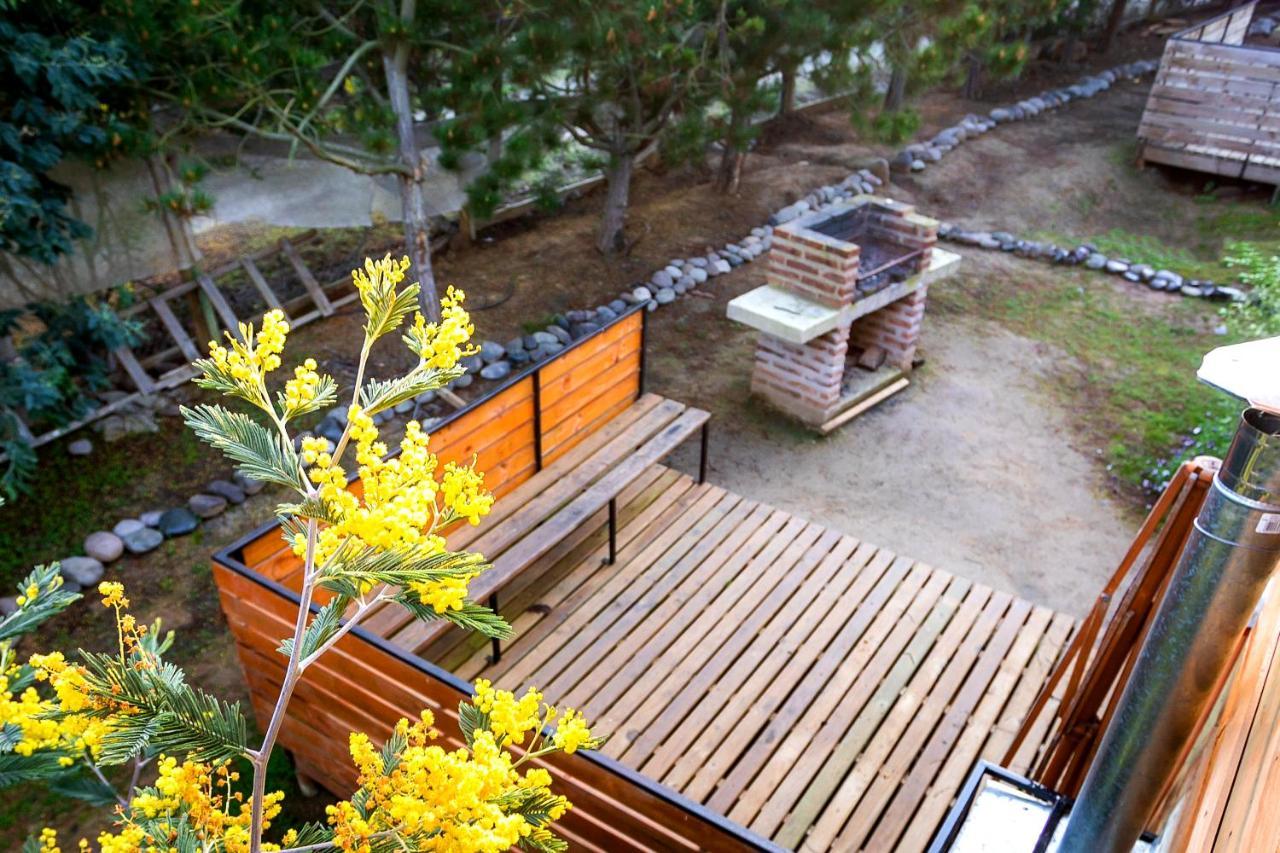 Cabana En Tunquen Con Parrilla, Fogon, Piscina Y Bosque المظهر الخارجي الصورة